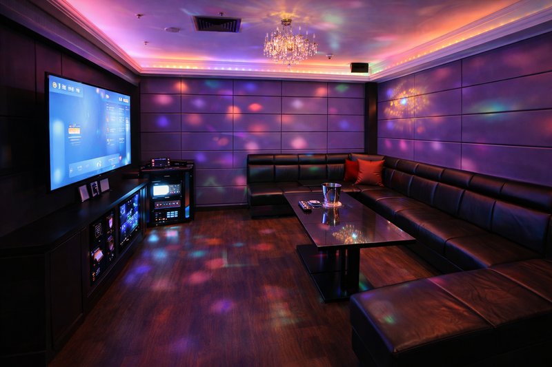 신림 노래방 내부